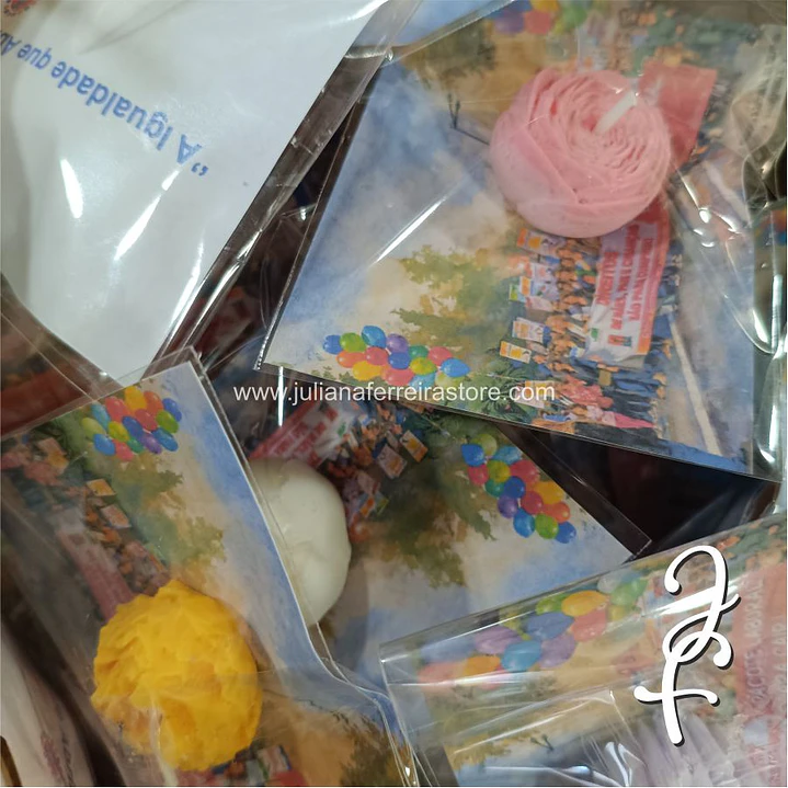 Velas Pequenas com cartão personalizado 2