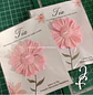 Vela Flor Margarida Madrinha Cartão Branco - Thumbnail 3
