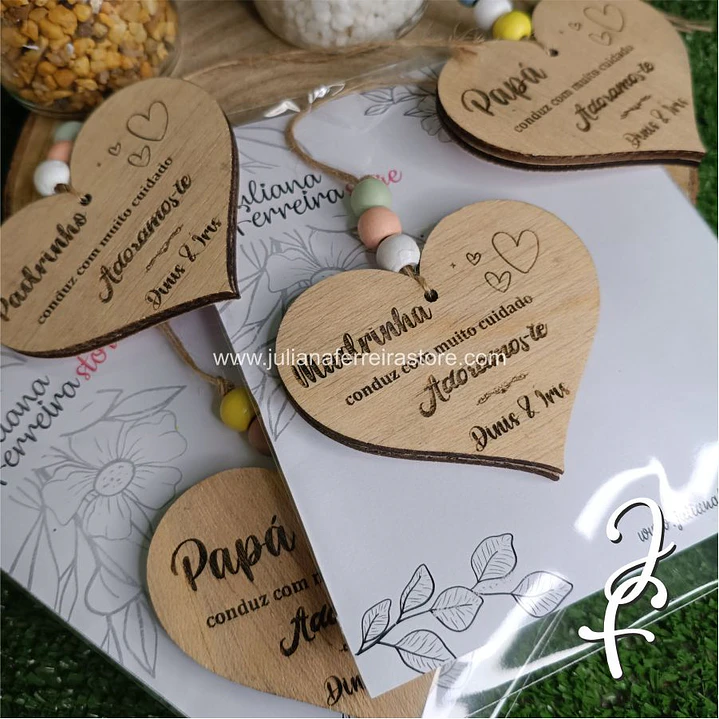 Pendente Espelho Automóvel Personalizado 3