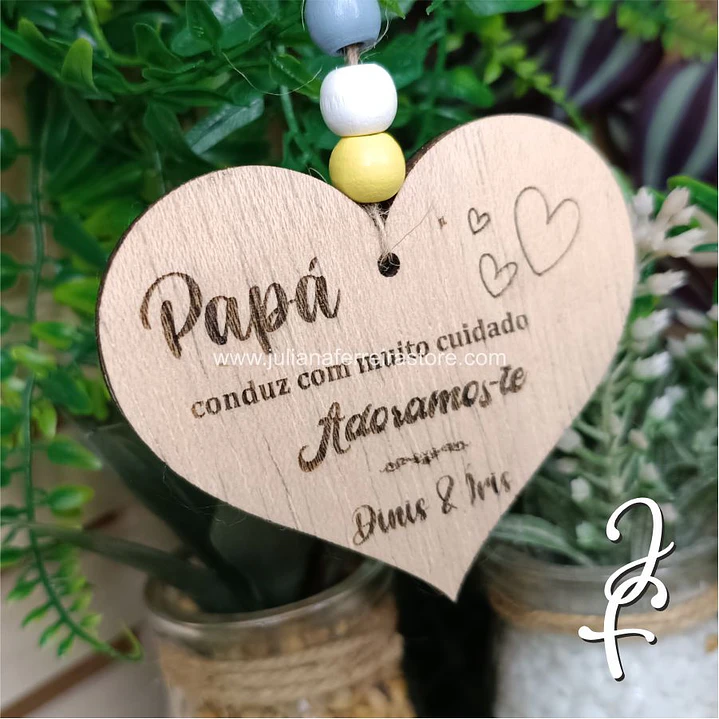 Pendente Espelho Automóvel Personalizado 4