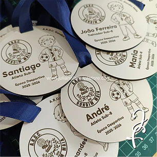 Medalhas Futebol Figuras