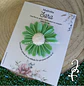 Vela Flor Margarida Cartão Branco - Miniatura 3