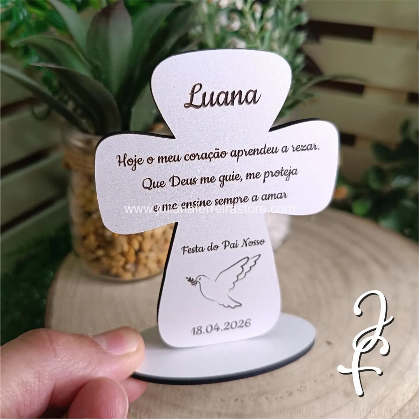 Lembrança forma Cruz 8