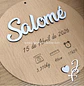 Placa Pendurar Dados Nascimento - Thumbnail 3