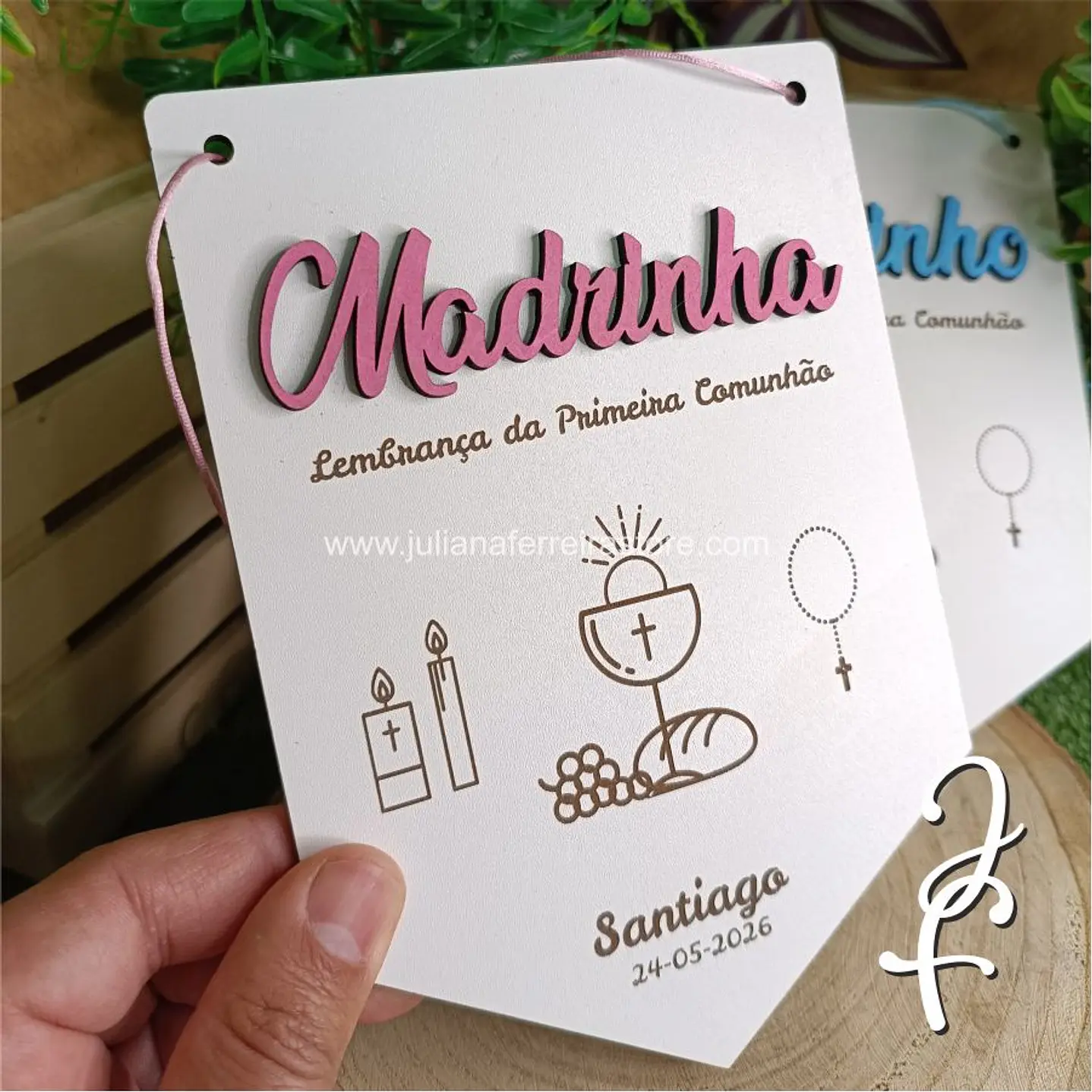 Bandeirola Lembrança Padrinhos 4