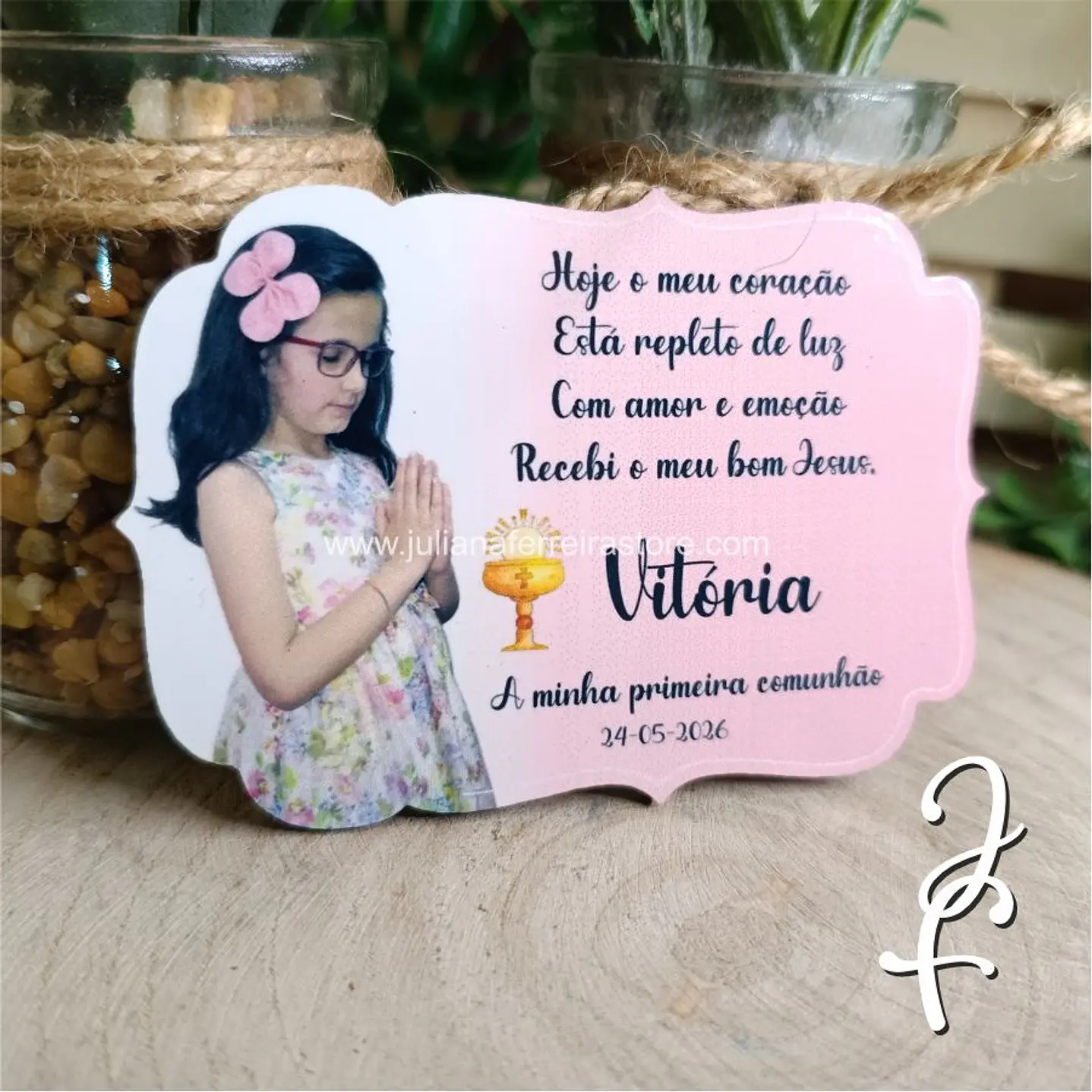Lembrança Menina Foto Texto 1