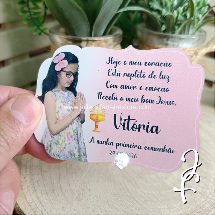 Lembrança Menina Foto Texto 5