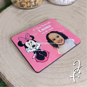 Lembrança Minnie Fotografia Magnético