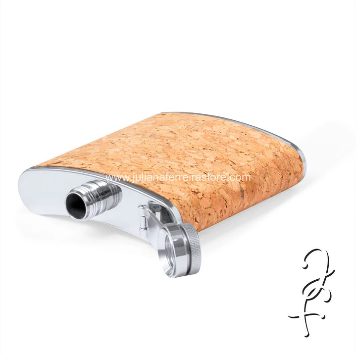 Garrafa de Whisky de Bolso Personalizada  Cortiça 4