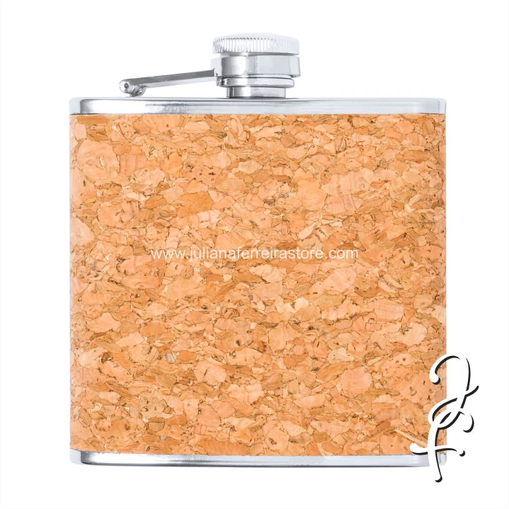Garrafa de Whisky de Bolso Personalizada  Cortiça 5