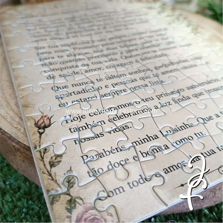 Puzzle A5 80 Peças Personalizado 4
