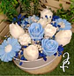 Bouquet Flores Velas Oval 20cm - Thumbnail 4