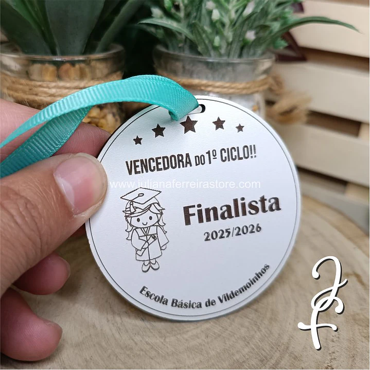 Medalha Finalistas Redonda 3