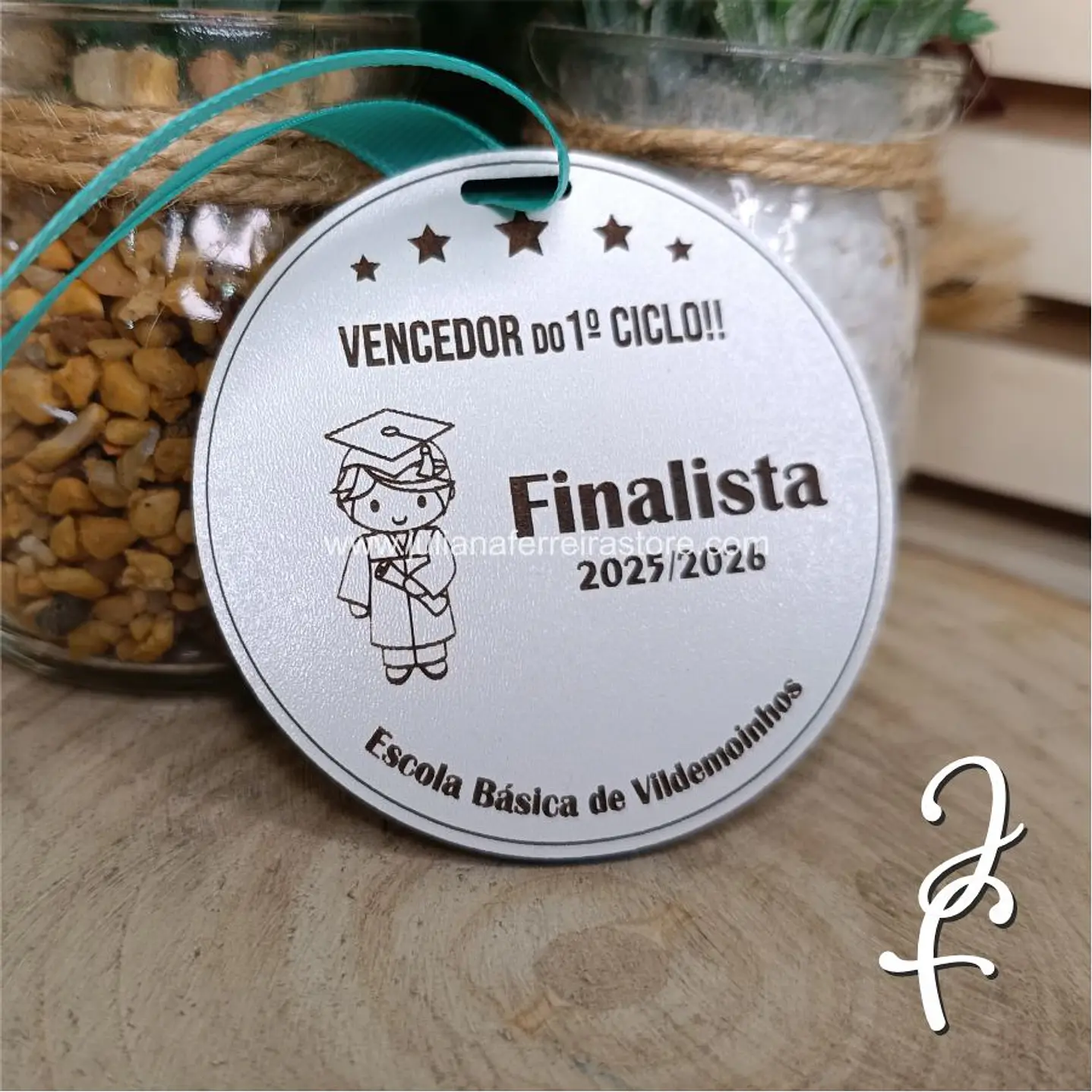 Medalha Finalistas Redonda 8