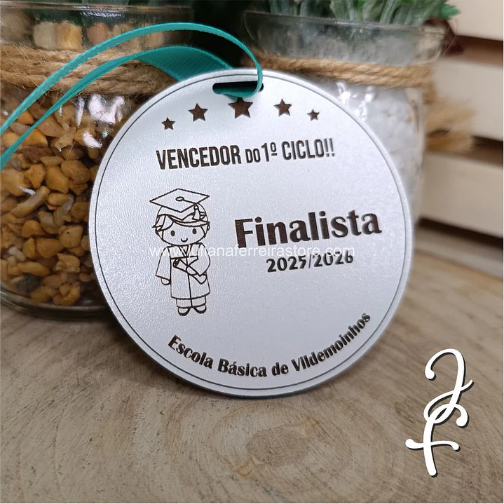 Medalha Finalistas Redonda 8
