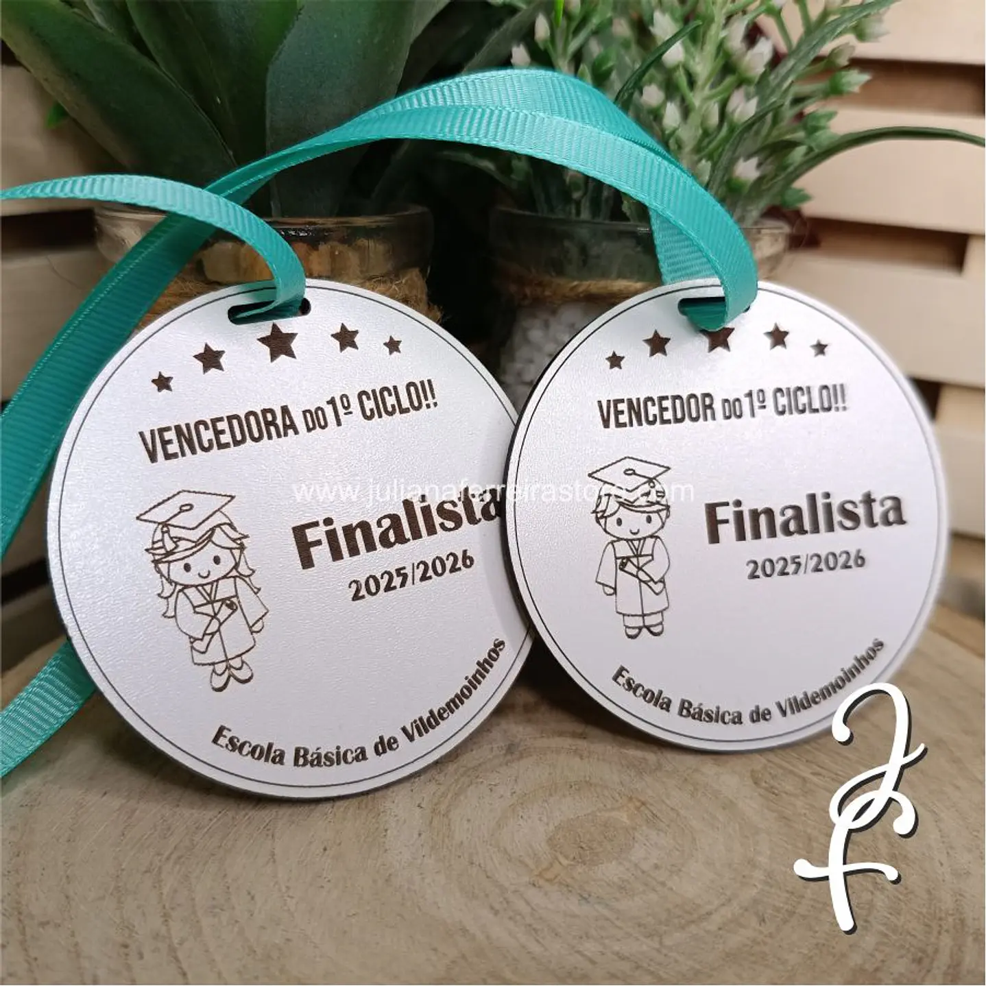 Medalha Finalistas Redonda 1