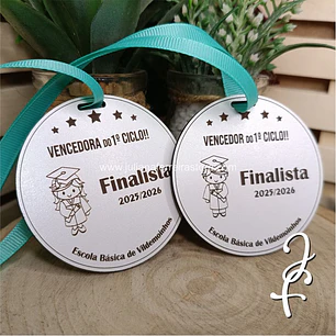 Medalha Finalistas Redonda