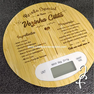 Balança de Cozinha Receita