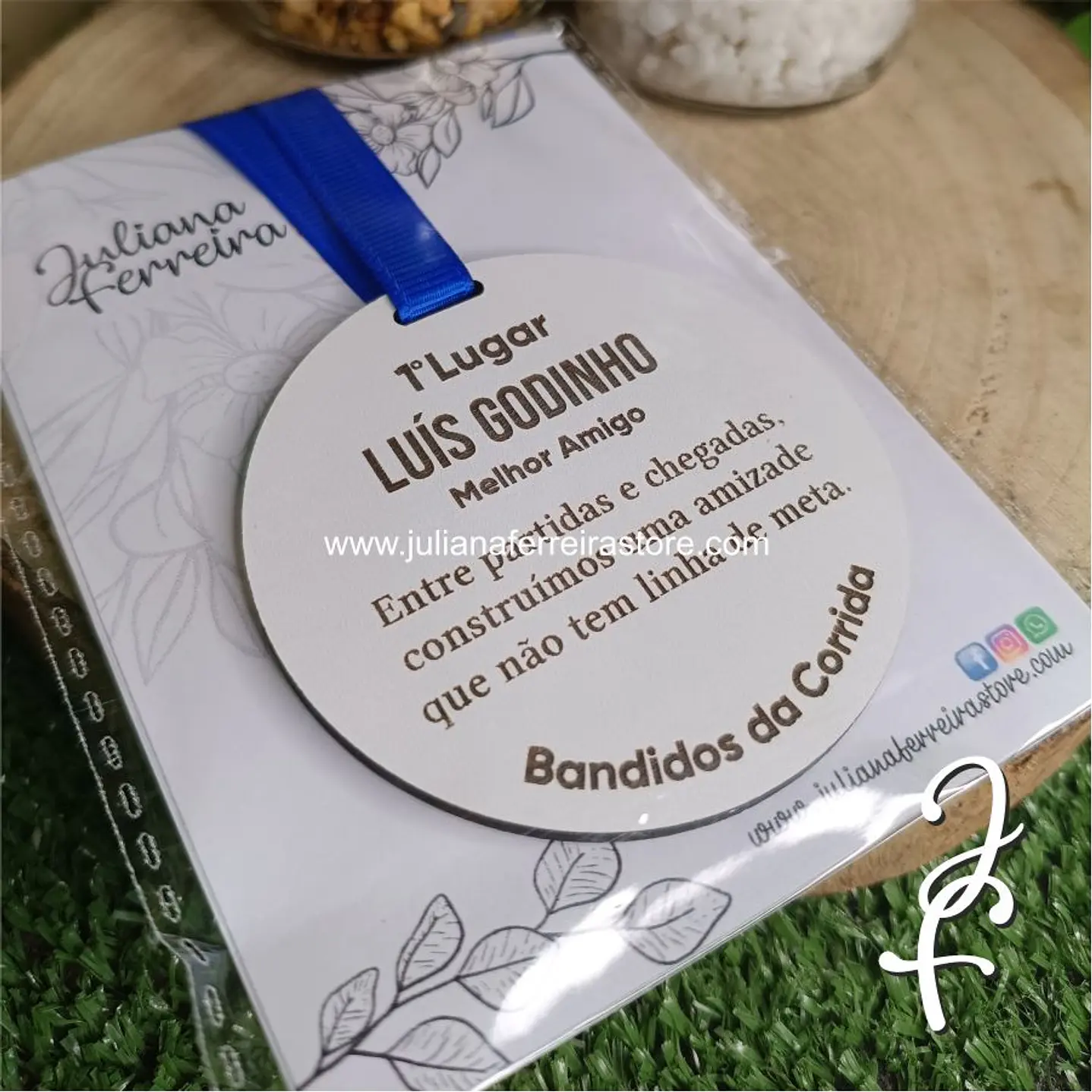 Medalha Simples com Texto 1