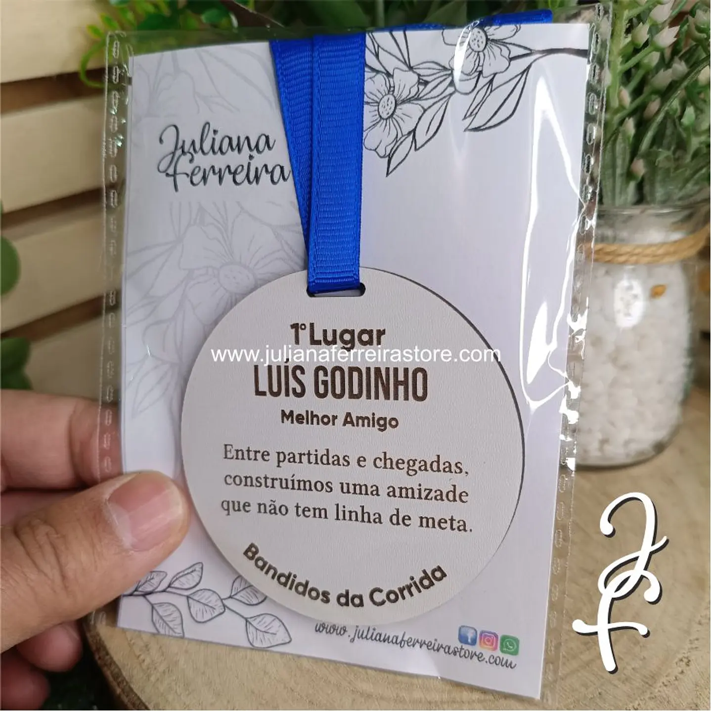 Medalha Simples com Texto 3