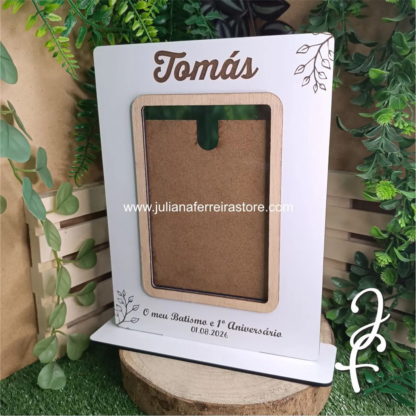 Moldura para foto 15x10 Rebordo Madeira 4
