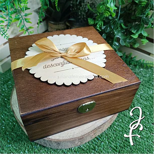 Caixa Madeira Tratada Personalizada