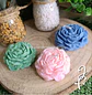 Vela Flor Peónia - Thumbnail 3