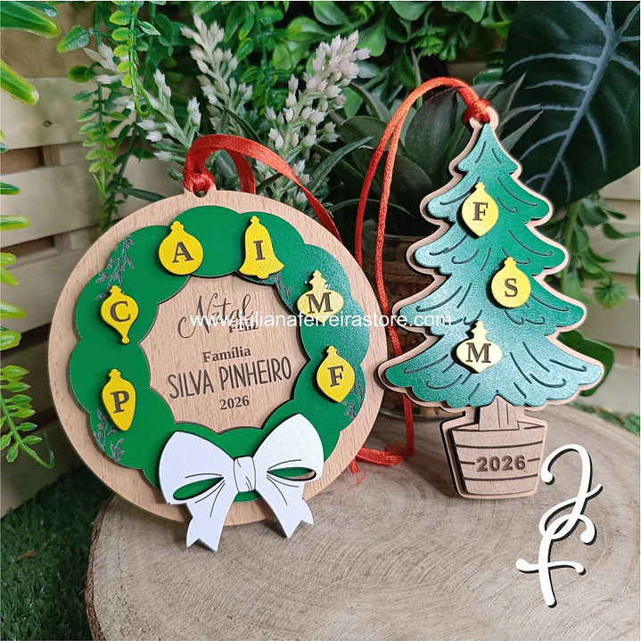Enfeite Grinalda para Pinheirinho 4