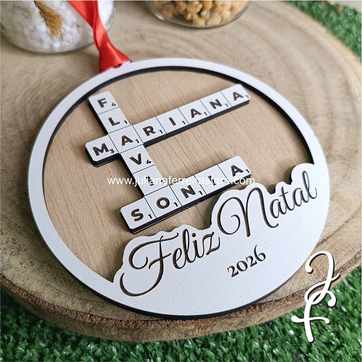 Bola de Natal Palavras Cruzadas 1