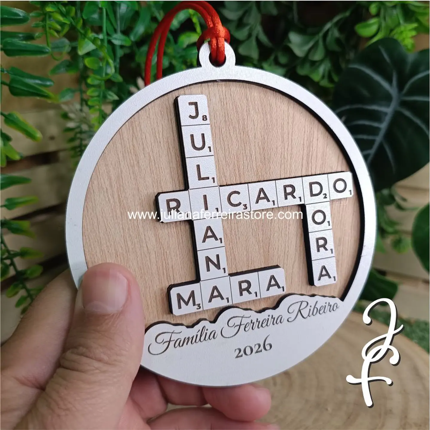 Bola de Natal Palavras Cruzadas 2
