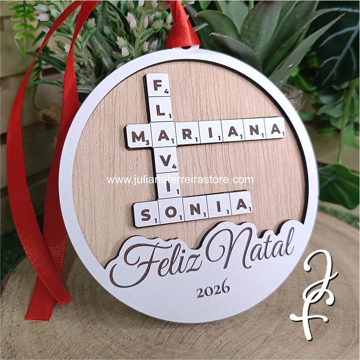 Bola de Natal Palavras Cruzadas 3