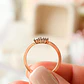 Engagement ring with white diamonds - thumbnail 2