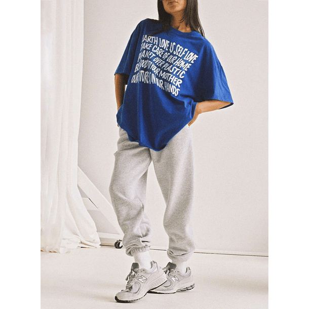 Oversized Tee Blue 2