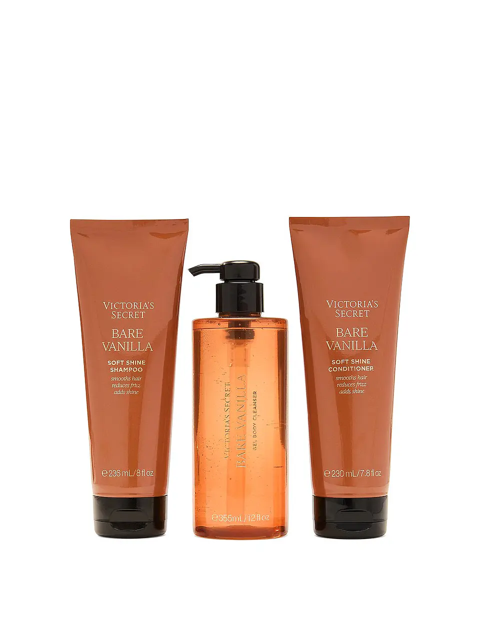 Bare Vanilla Shower Gift Set ft. Shampoo, Conditioner, & Cleanser 1