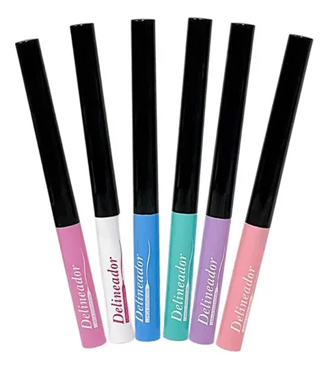 Set de 6 delineadores pastel