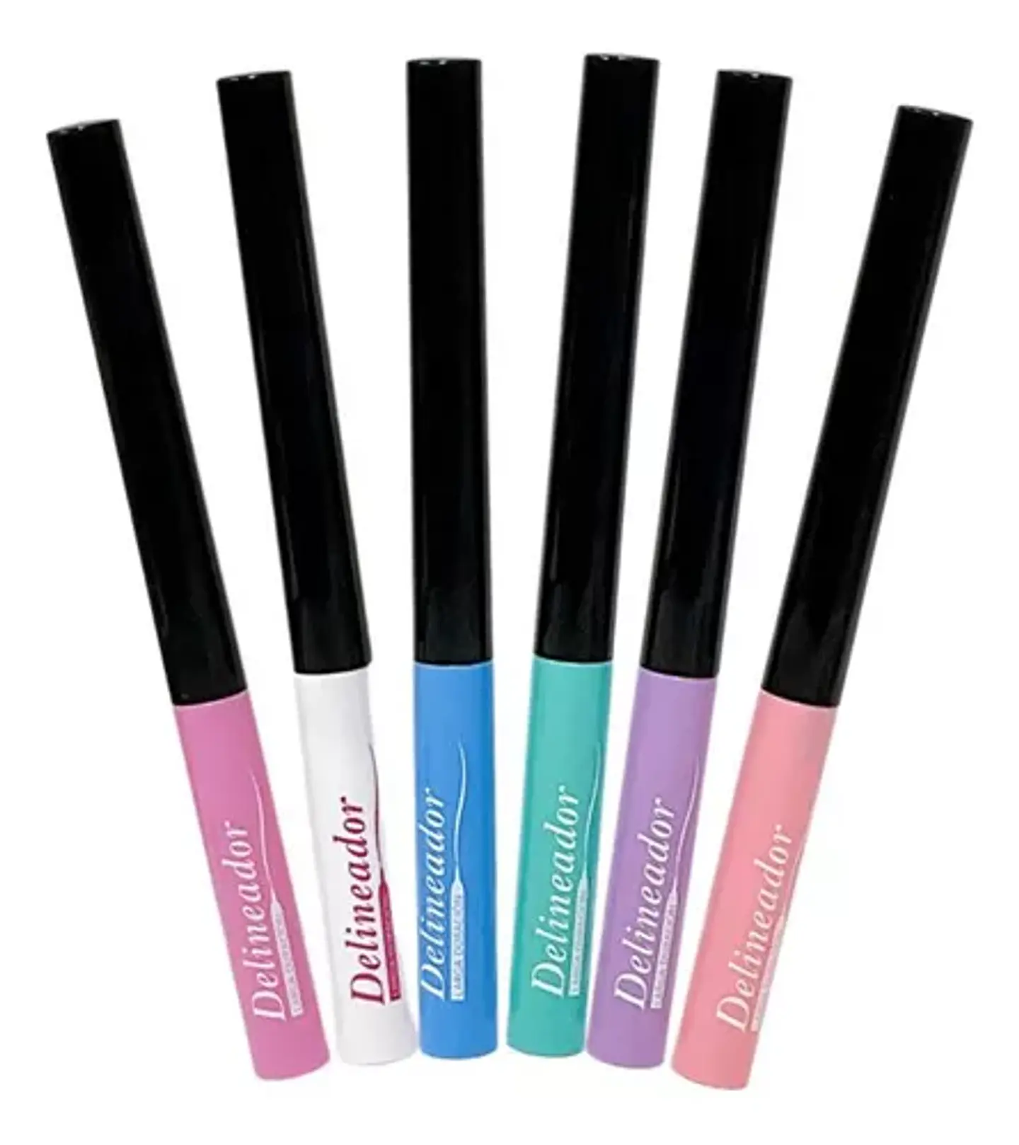 Set de 6 delineadores pastel 1