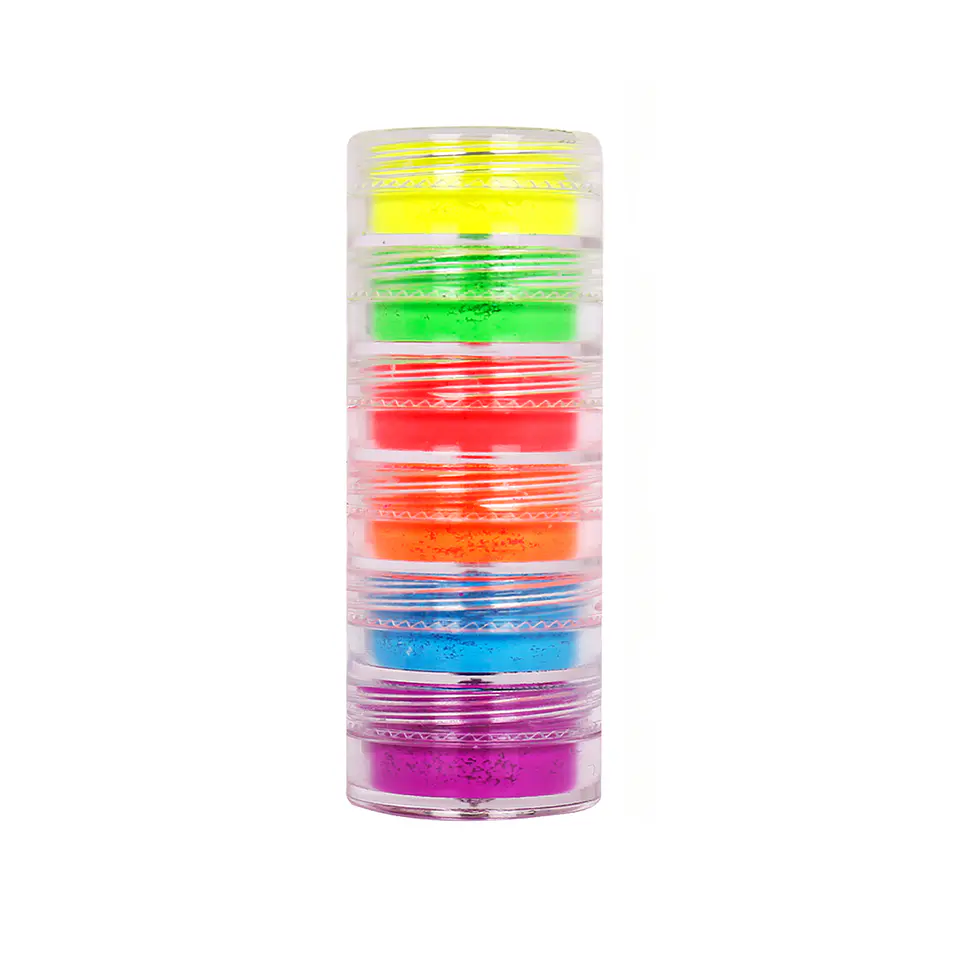 Torre 6 Pigmentos neón (Sombras - Delineador - Uñas) 1