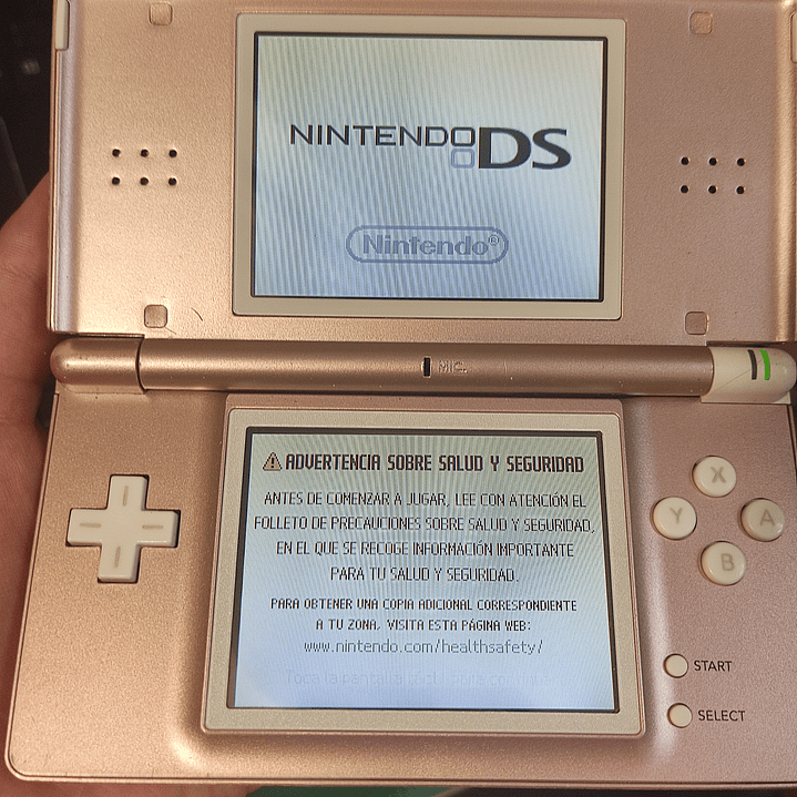Nintendo DS Lite Rosado Metálico 5