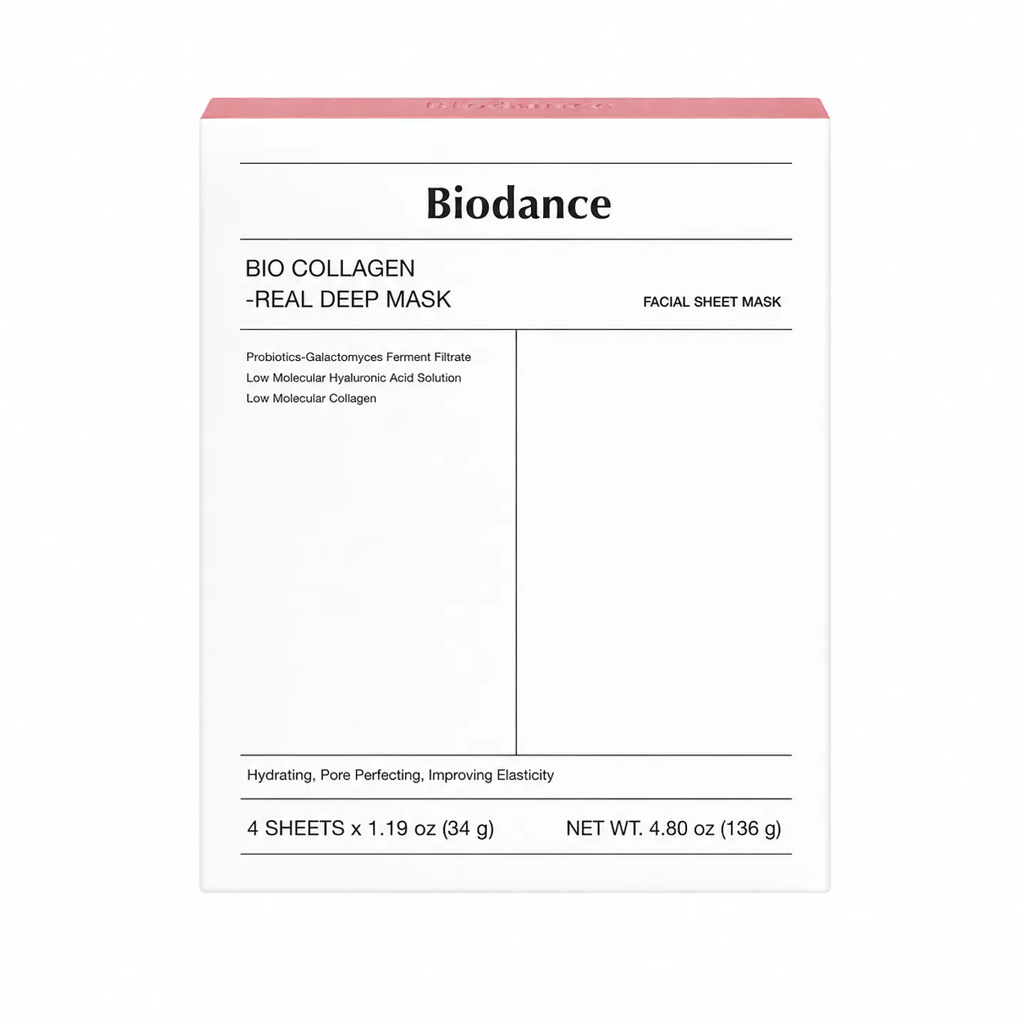 Biodance Bio Collagen-Real Deep Mask, 4 sheets 1