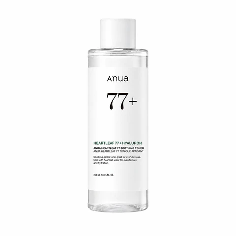 Anua – Heartleaf 77 + Hyaluron Soothing Toner, 250ml