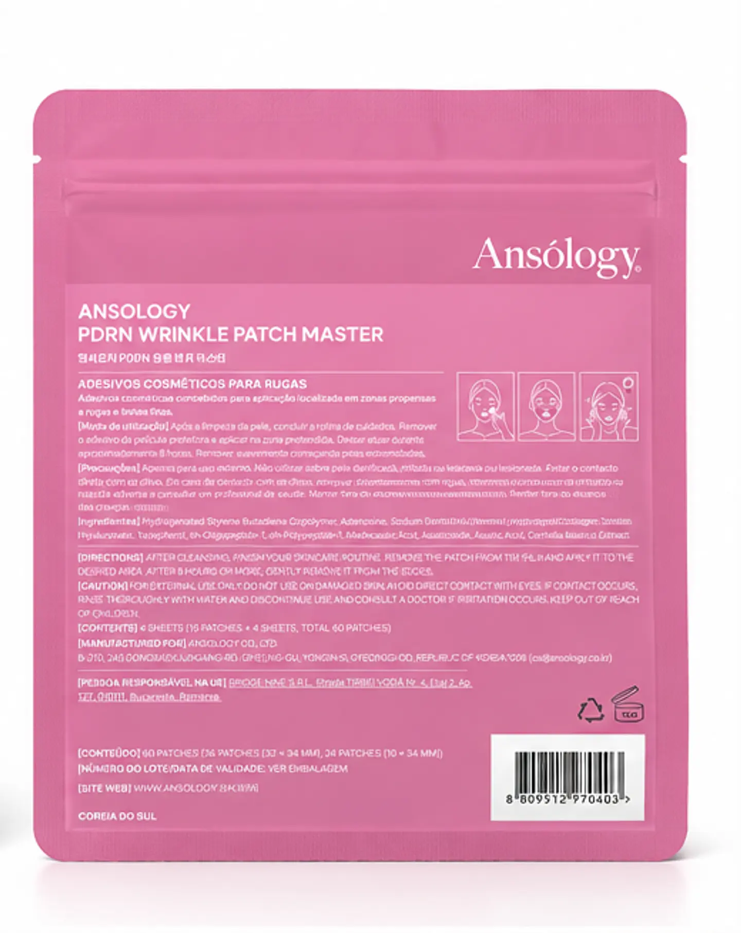 ANSOLOGY PDRN Wrinkle Patch Master 60 patches 2