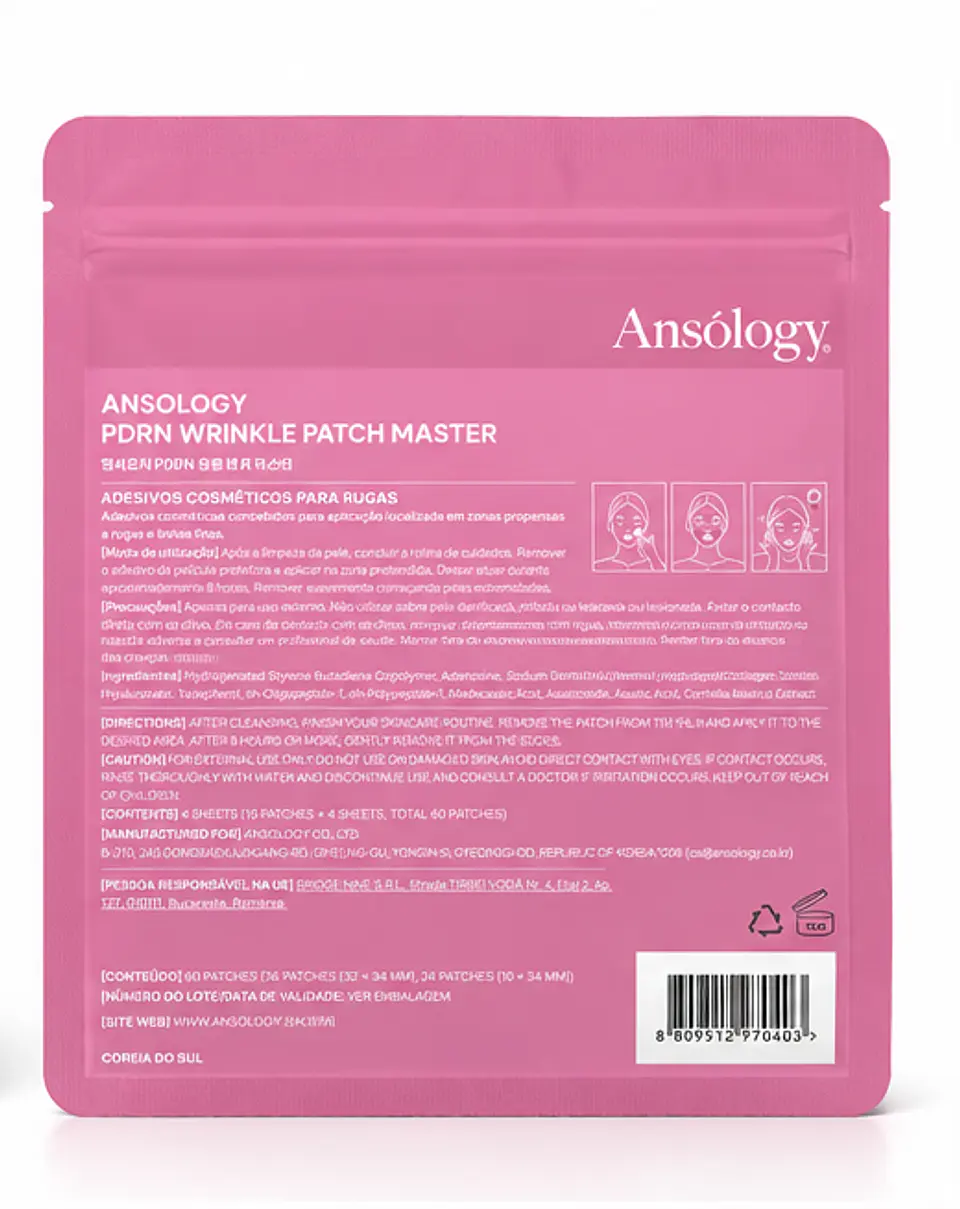 ANSOLOGY PDRN Wrinkle Patch Master 60 patches 2