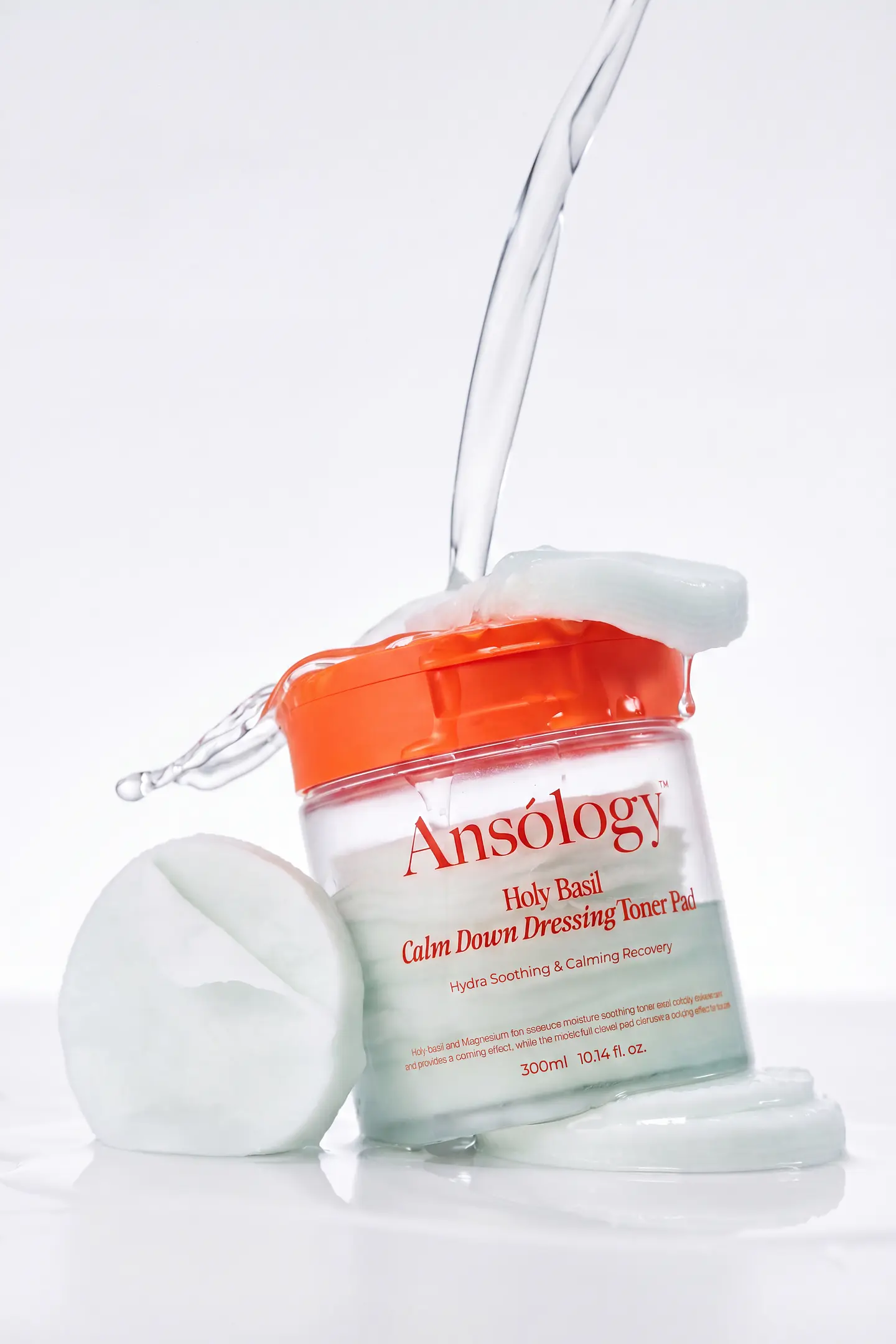ANSOLOGY Holy Basil Calm Down Dressing Toner Pad 50 pads / 300 ml 4