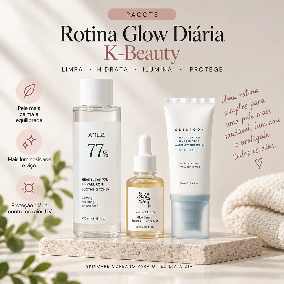 Rotina Glow Diária K-Beauty 1