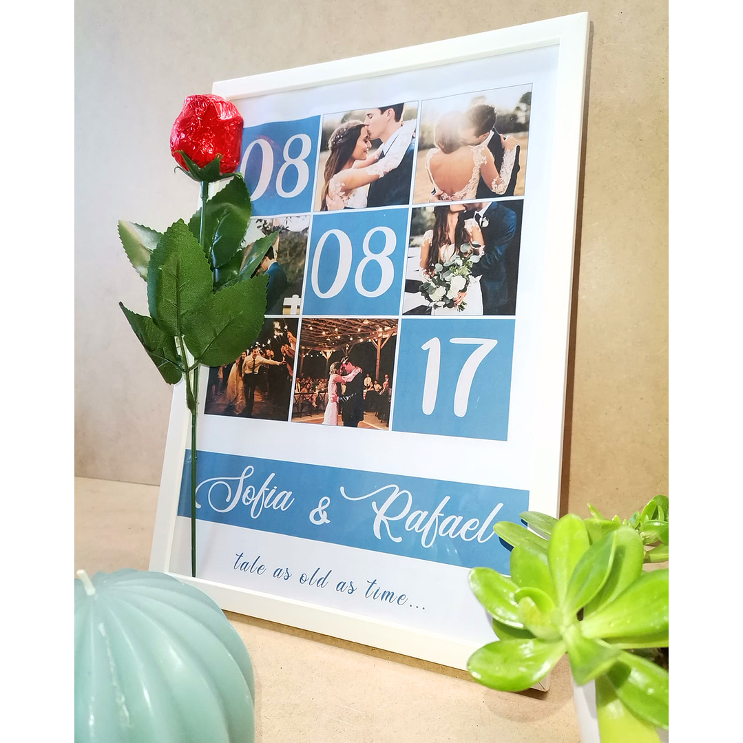 Quadro - Data de Aniversário do Casal 1