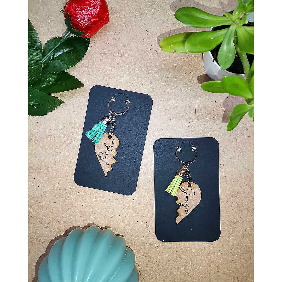 Porta-chave - O meu coração é teu 1