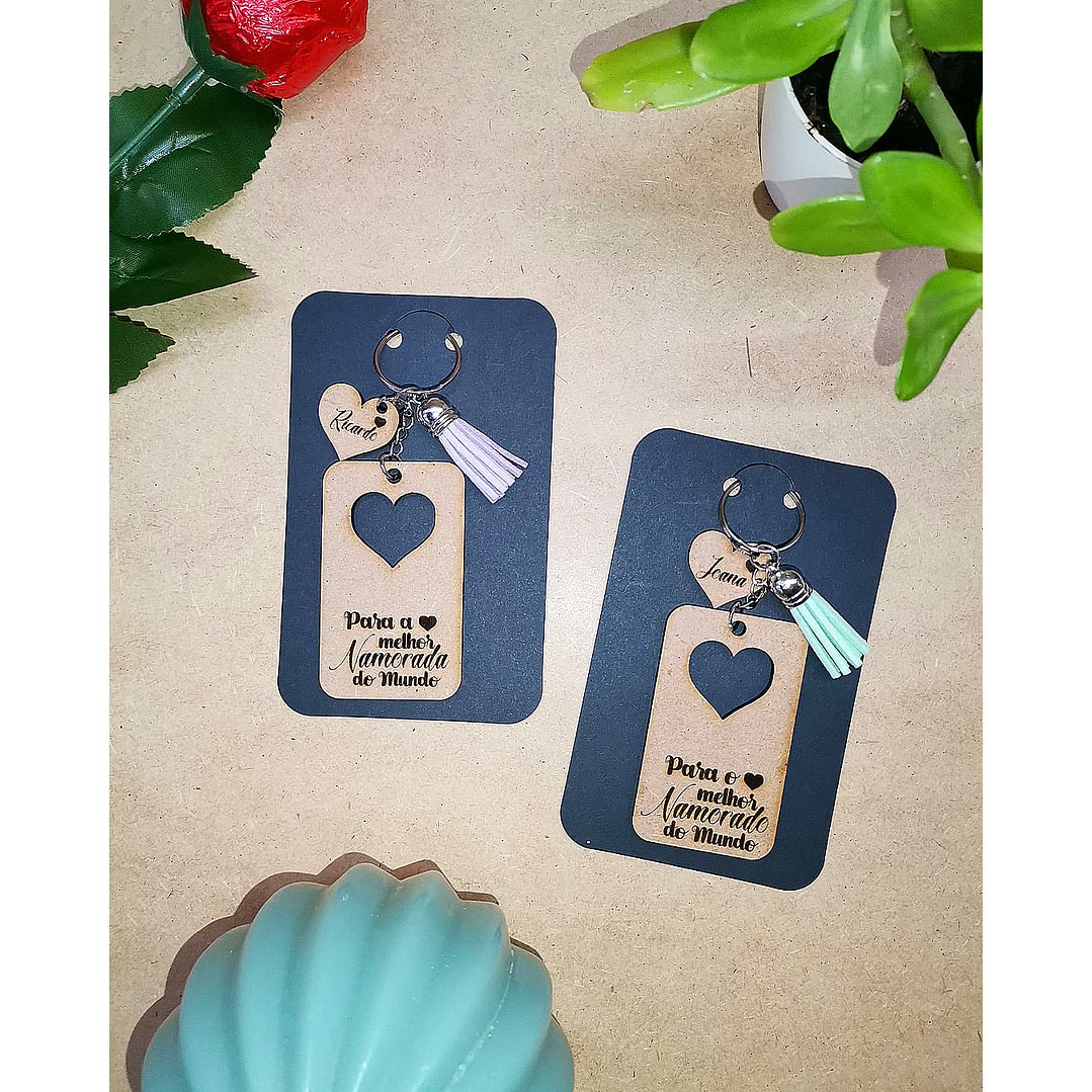 Porta-chaves - Coração que bate por ti 1