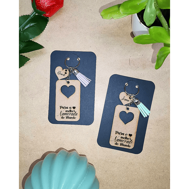 Porta-chaves - Coração que bate por ti 1