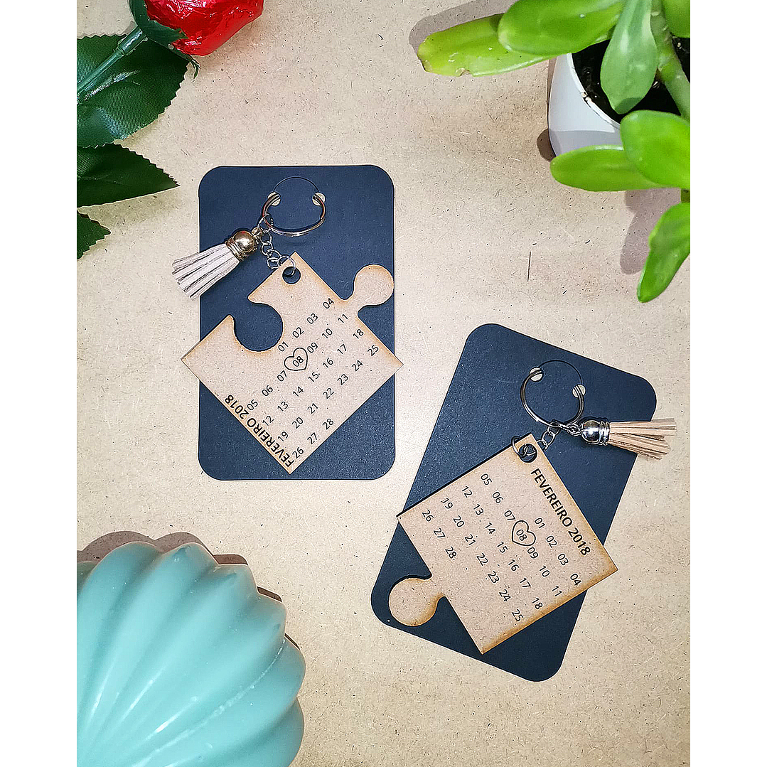 Porta-chaves - Somos a peça de um puzzle 1