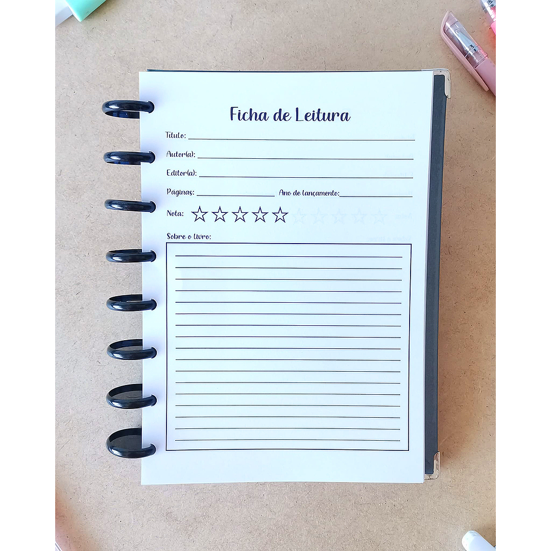 Caderno de Leitura 📖 Book Journal 3